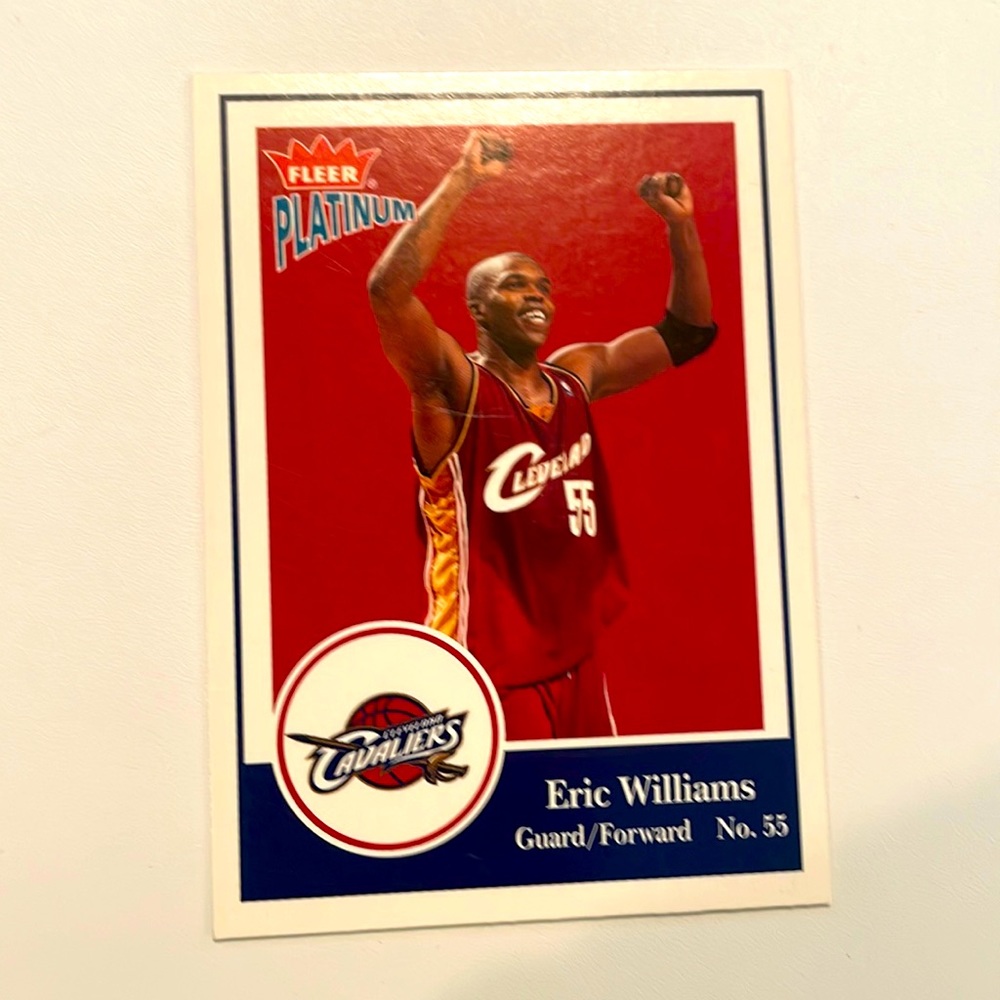 Eric Williams Fleer Platinum card